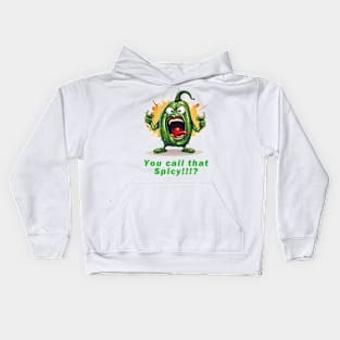 Angry Jalapeno Demands an Answer Kids Hoodie